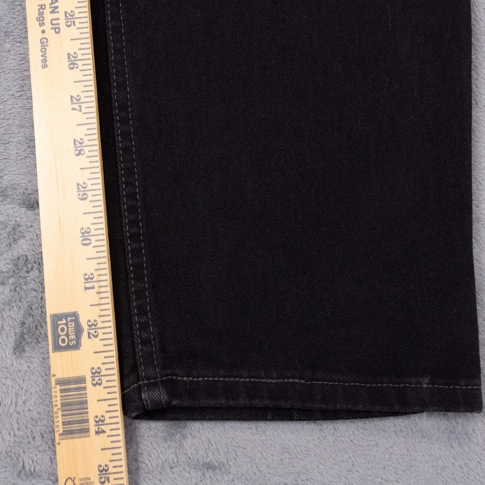 VTG Levis Relaxed Fit Jeans 550 Mens 36x34 Black Made in USA Y2K Paper Tag